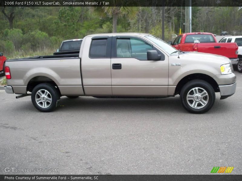 Smokestone Metallic / Tan 2006 Ford F150 XLT SuperCab