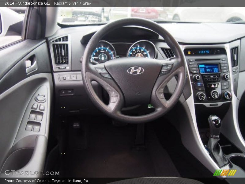 Radiant Silver / Gray 2014 Hyundai Sonata GLS