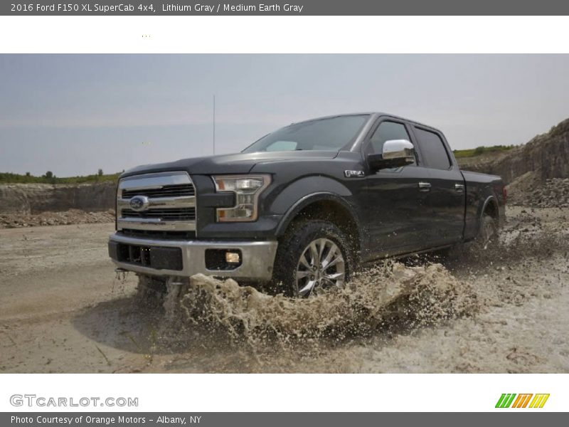 Lithium Gray / Medium Earth Gray 2016 Ford F150 XL SuperCab 4x4