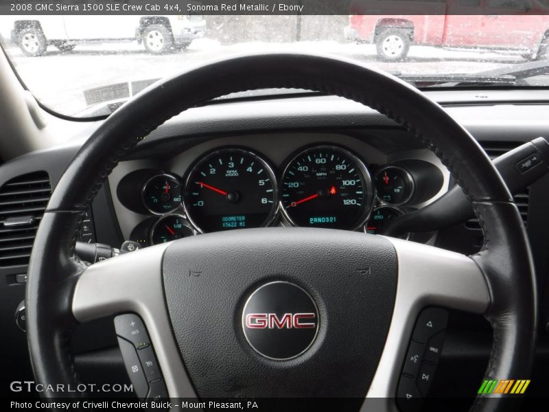Sonoma Red Metallic / Ebony 2008 GMC Sierra 1500 SLE Crew Cab 4x4