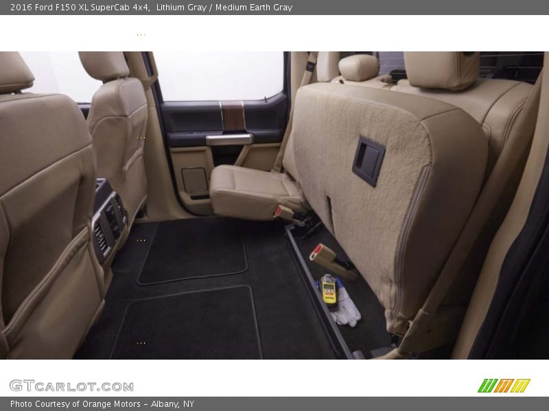 Lithium Gray / Medium Earth Gray 2016 Ford F150 XL SuperCab 4x4