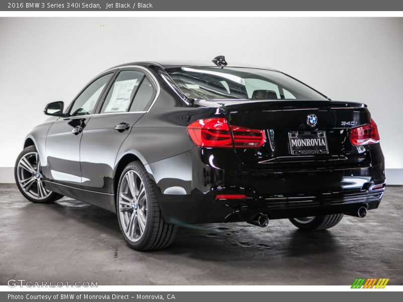 Jet Black / Black 2016 BMW 3 Series 340i Sedan