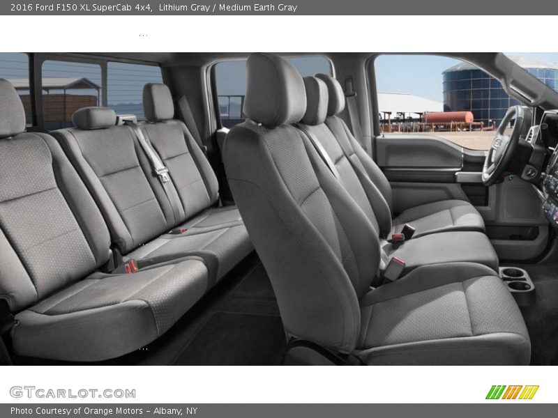 Lithium Gray / Medium Earth Gray 2016 Ford F150 XL SuperCab 4x4