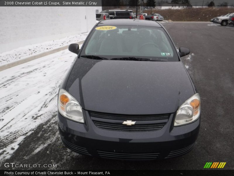 Slate Metallic / Gray 2008 Chevrolet Cobalt LS Coupe