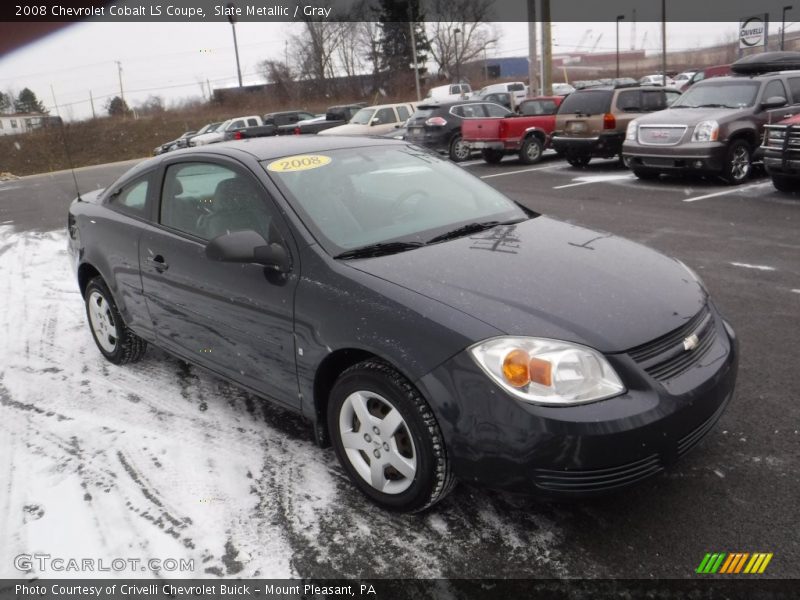 Slate Metallic / Gray 2008 Chevrolet Cobalt LS Coupe