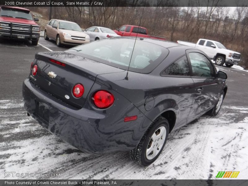 Slate Metallic / Gray 2008 Chevrolet Cobalt LS Coupe