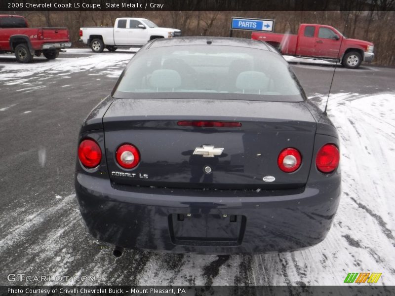 Slate Metallic / Gray 2008 Chevrolet Cobalt LS Coupe