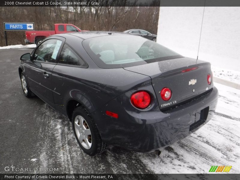 Slate Metallic / Gray 2008 Chevrolet Cobalt LS Coupe