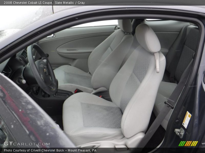 Slate Metallic / Gray 2008 Chevrolet Cobalt LS Coupe