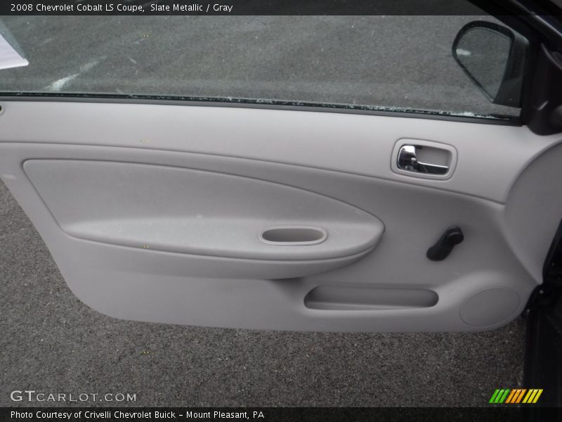 Slate Metallic / Gray 2008 Chevrolet Cobalt LS Coupe