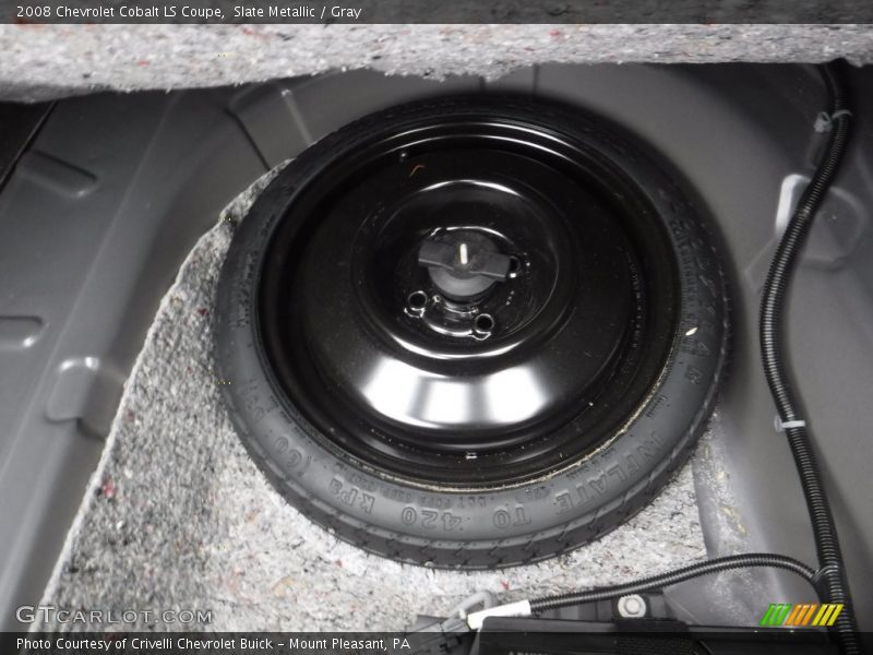 Slate Metallic / Gray 2008 Chevrolet Cobalt LS Coupe