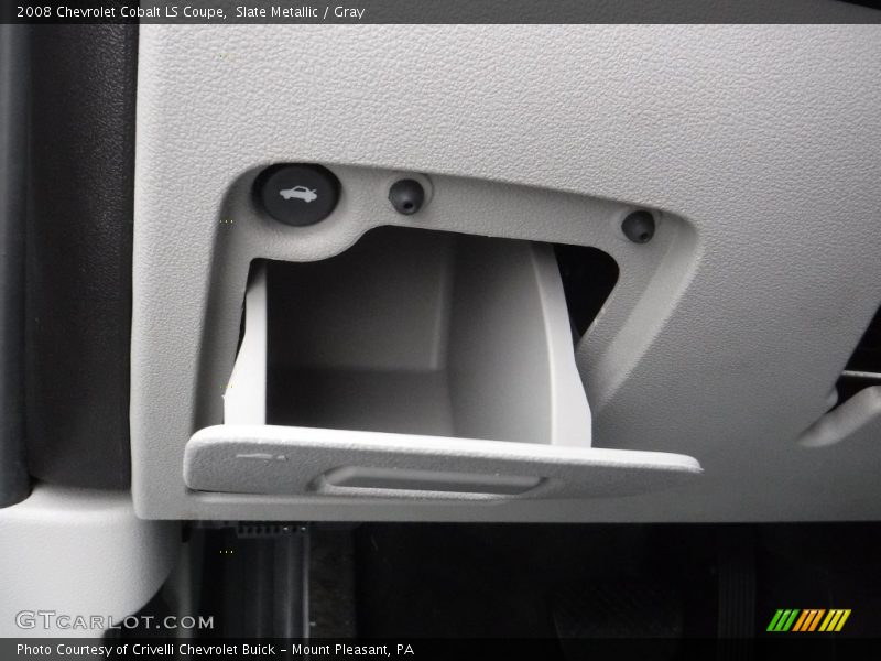 Slate Metallic / Gray 2008 Chevrolet Cobalt LS Coupe
