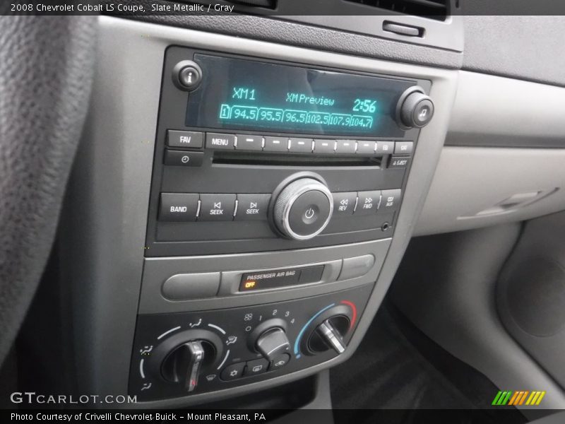 Slate Metallic / Gray 2008 Chevrolet Cobalt LS Coupe