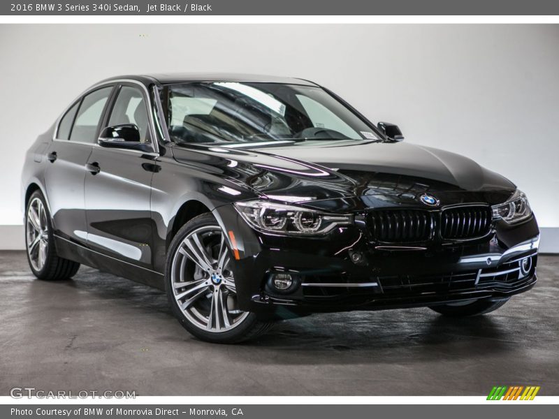 Jet Black / Black 2016 BMW 3 Series 340i Sedan
