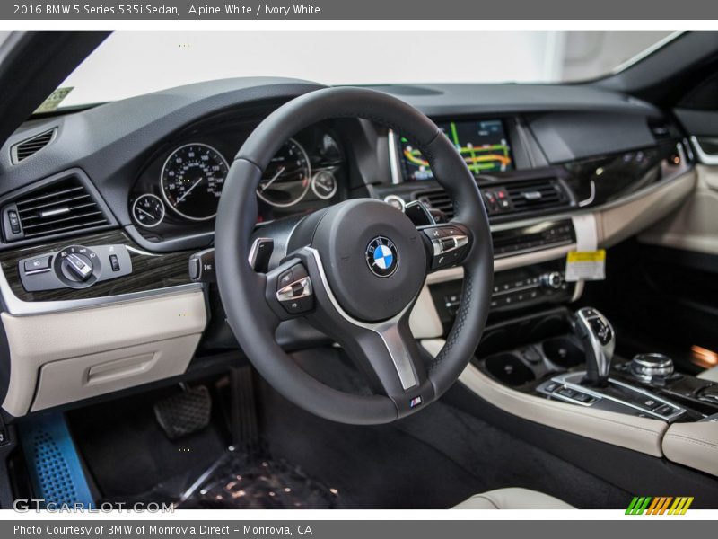 Alpine White / Ivory White 2016 BMW 5 Series 535i Sedan