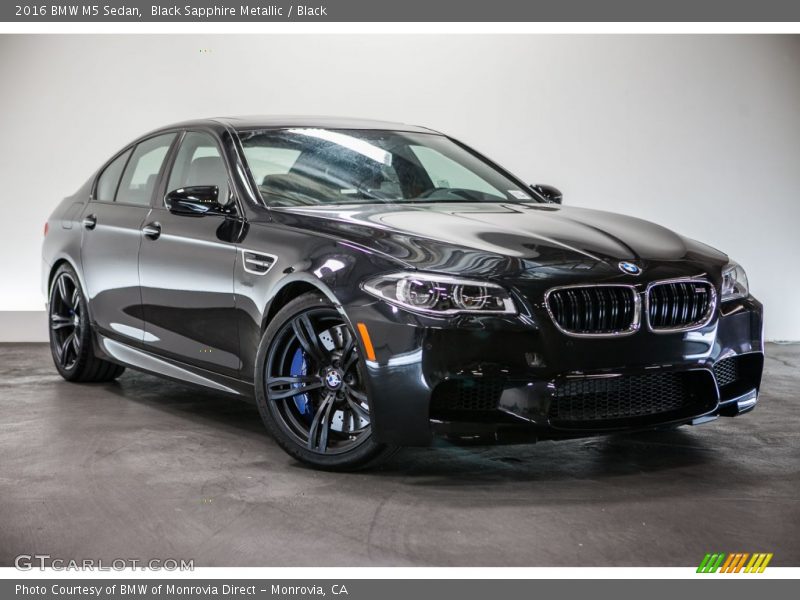 Black Sapphire Metallic / Black 2016 BMW M5 Sedan