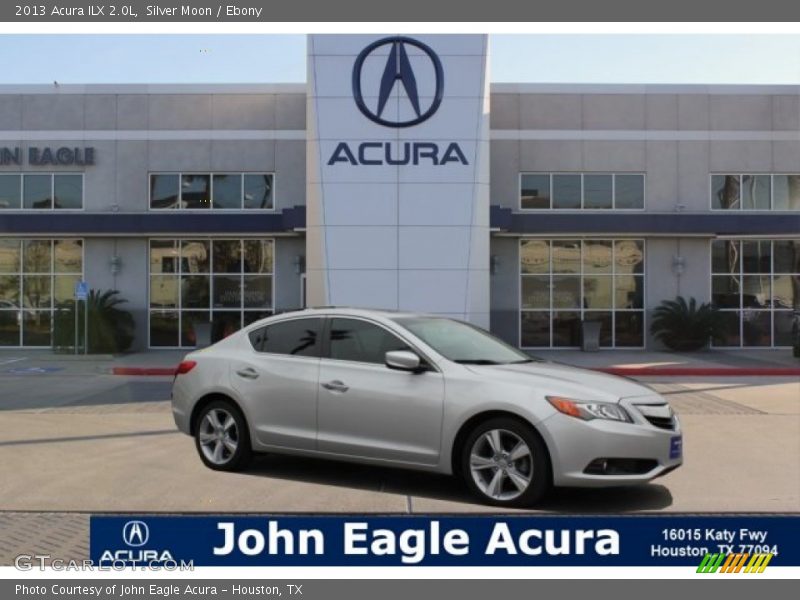 Silver Moon / Ebony 2013 Acura ILX 2.0L