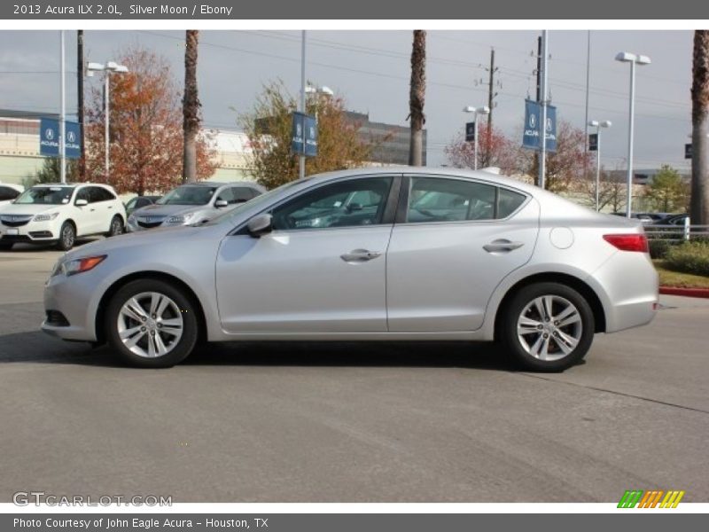 Silver Moon / Ebony 2013 Acura ILX 2.0L