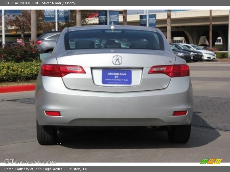 Silver Moon / Ebony 2013 Acura ILX 2.0L