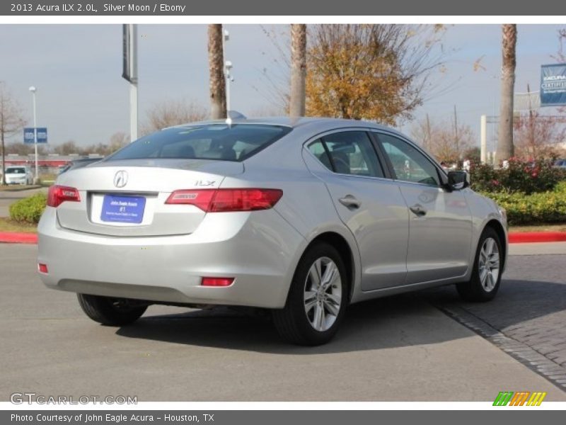 Silver Moon / Ebony 2013 Acura ILX 2.0L