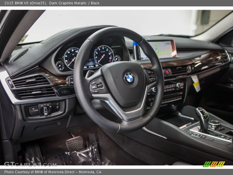 Dark Graphite Metallic / Black 2015 BMW X6 sDrive35i