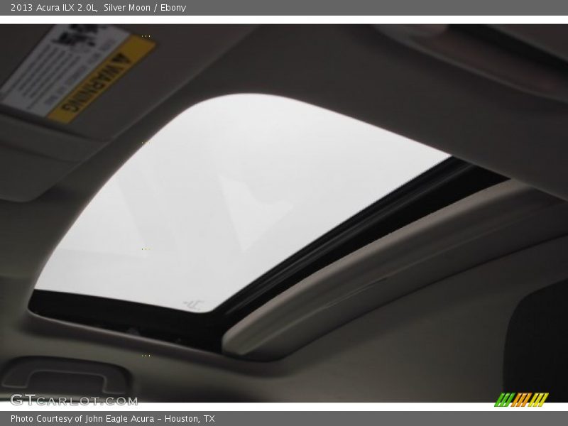 Silver Moon / Ebony 2013 Acura ILX 2.0L