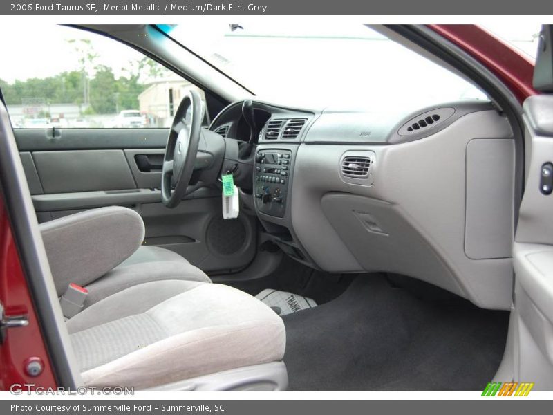 Merlot Metallic / Medium/Dark Flint Grey 2006 Ford Taurus SE
