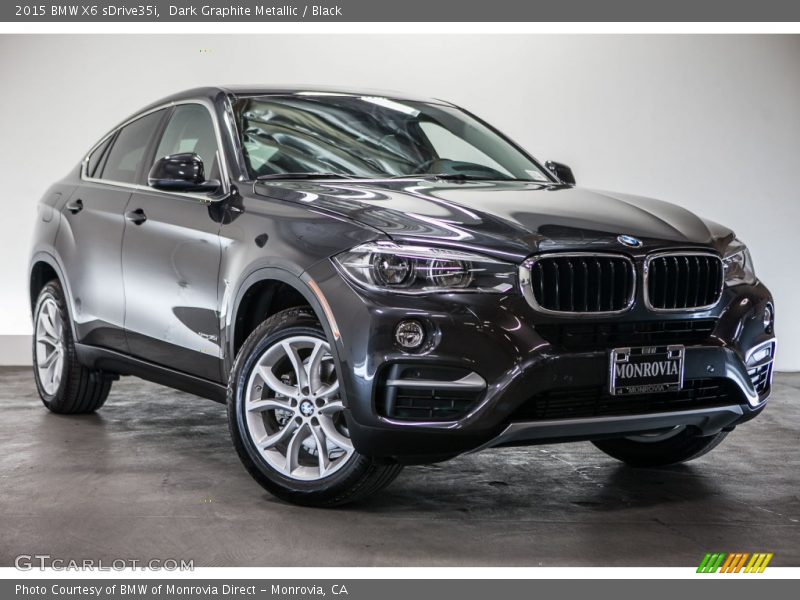 Dark Graphite Metallic / Black 2015 BMW X6 sDrive35i