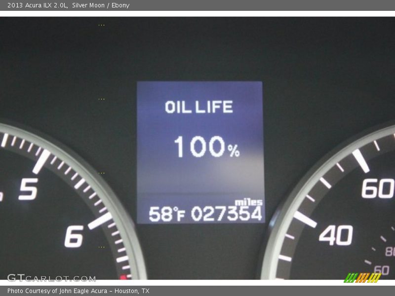 Silver Moon / Ebony 2013 Acura ILX 2.0L