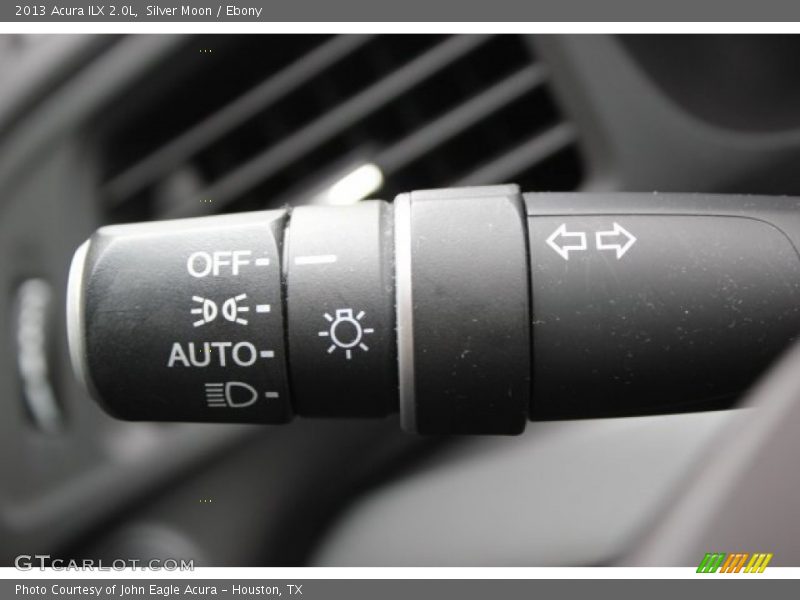 Silver Moon / Ebony 2013 Acura ILX 2.0L