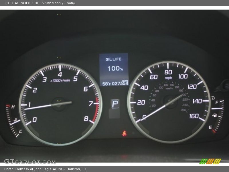 Silver Moon / Ebony 2013 Acura ILX 2.0L
