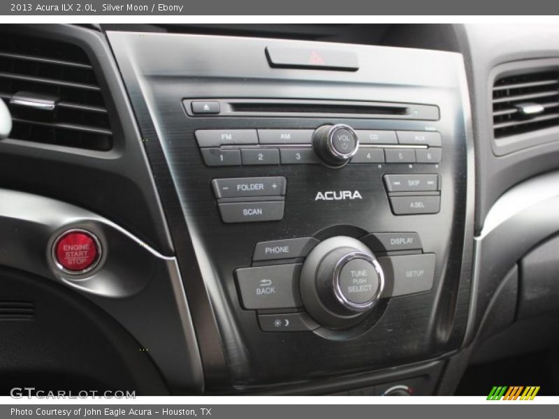 Silver Moon / Ebony 2013 Acura ILX 2.0L