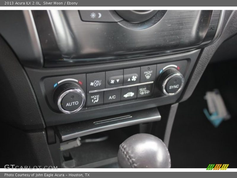 Silver Moon / Ebony 2013 Acura ILX 2.0L