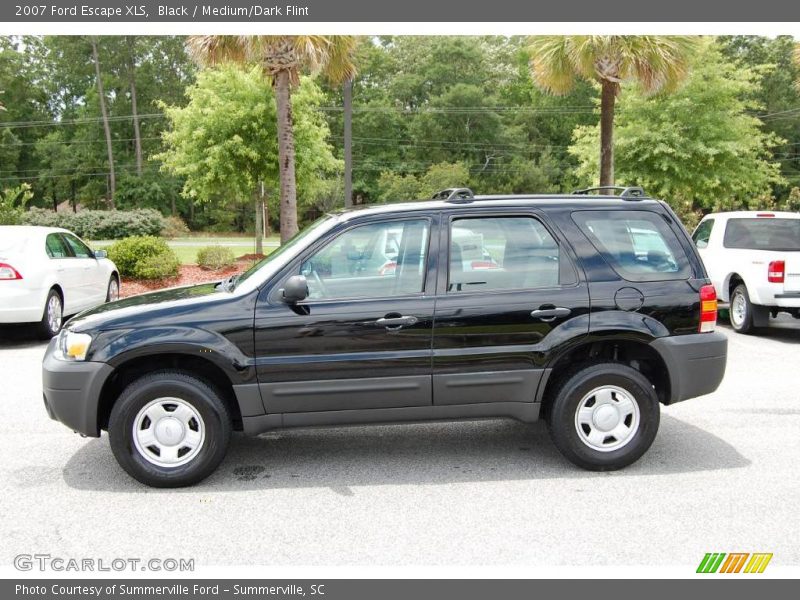 Black / Medium/Dark Flint 2007 Ford Escape XLS