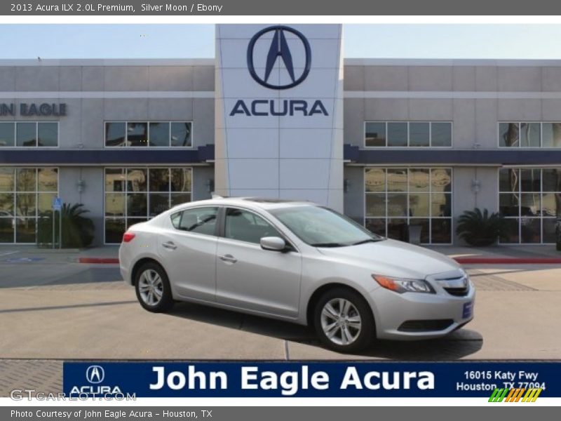 Silver Moon / Ebony 2013 Acura ILX 2.0L Premium