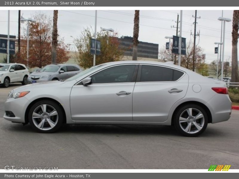 Silver Moon / Ebony 2013 Acura ILX 2.0L Premium