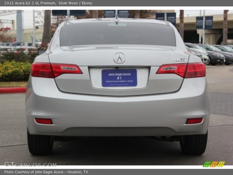 Silver Moon / Ebony 2013 Acura ILX 2.0L Premium