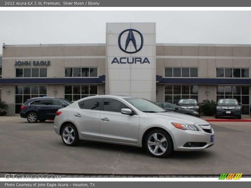 Silver Moon / Ebony 2013 Acura ILX 2.0L Premium