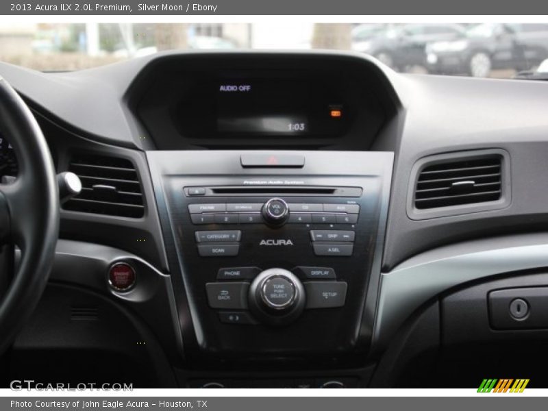 Silver Moon / Ebony 2013 Acura ILX 2.0L Premium