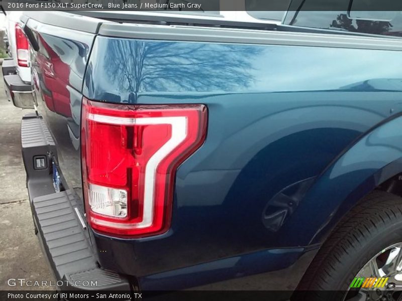 Blue Jeans / Medium Earth Gray 2016 Ford F150 XLT SuperCrew