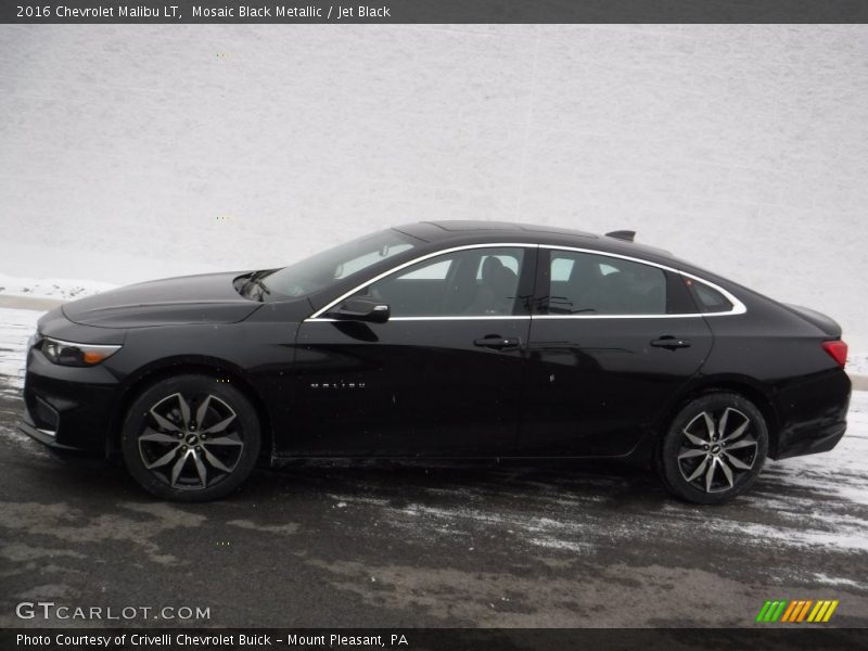 Mosaic Black Metallic / Jet Black 2016 Chevrolet Malibu LT