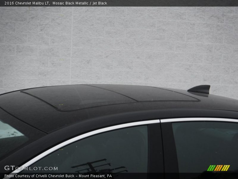 Mosaic Black Metallic / Jet Black 2016 Chevrolet Malibu LT