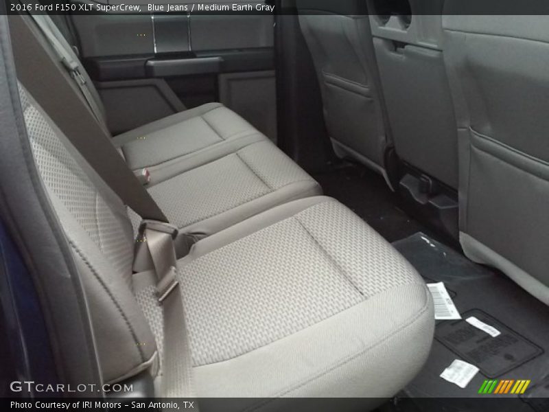 Blue Jeans / Medium Earth Gray 2016 Ford F150 XLT SuperCrew