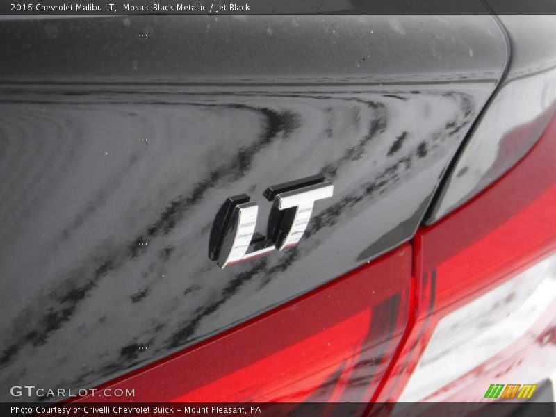 Mosaic Black Metallic / Jet Black 2016 Chevrolet Malibu LT