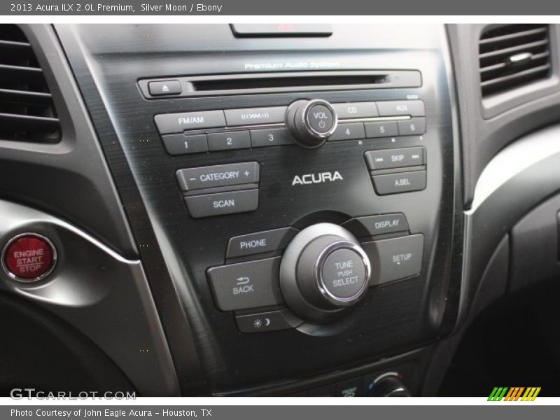Silver Moon / Ebony 2013 Acura ILX 2.0L Premium