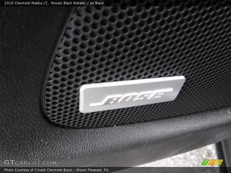 Mosaic Black Metallic / Jet Black 2016 Chevrolet Malibu LT