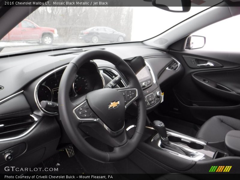 Mosaic Black Metallic / Jet Black 2016 Chevrolet Malibu LT
