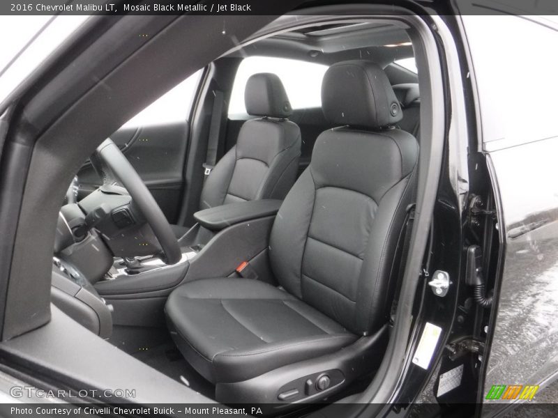 Mosaic Black Metallic / Jet Black 2016 Chevrolet Malibu LT