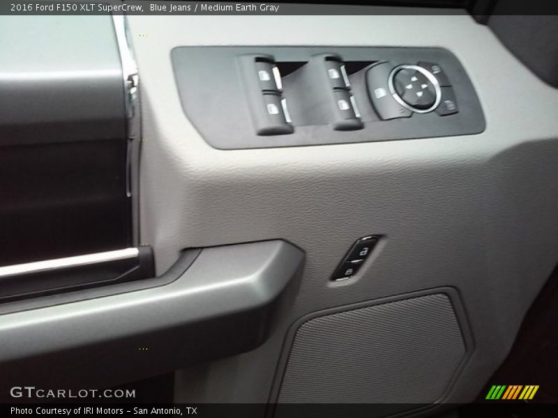 Blue Jeans / Medium Earth Gray 2016 Ford F150 XLT SuperCrew