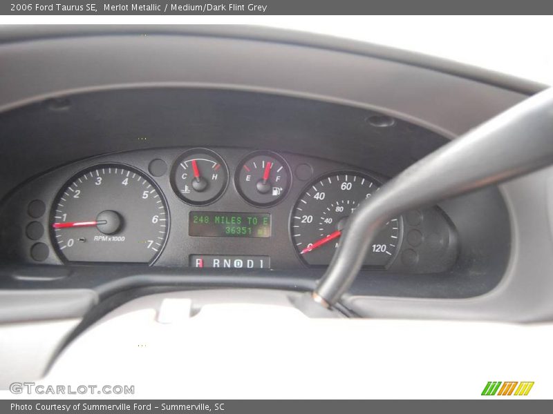 Merlot Metallic / Medium/Dark Flint Grey 2006 Ford Taurus SE